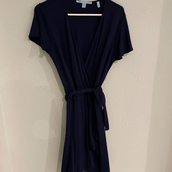 Draper James Navy Wrap Dress - Picture 2 of 3